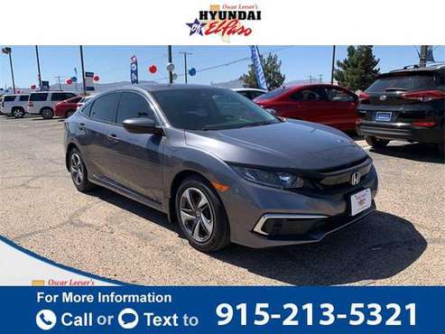2020 Honda Civic LX sedan - - by dealer - vehicle for sale in El Paso, TX