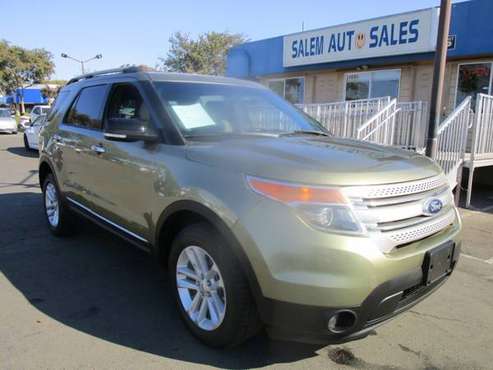 2013 Ford Explorer XLT - 4WD - FLEX FUEL - THIRD ROW SEAT - ROOF for sale in Sacramento , CA