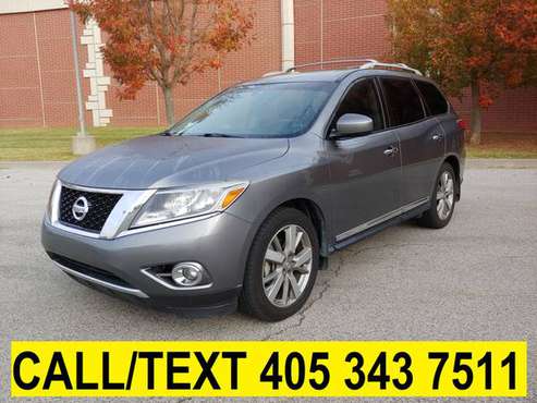 2015 NISSAN PATHFIDER PLATINUM LOW MILES! 3RD ROW! LOADED! 1 OWNER!... for sale in Norman, KS