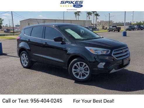 2019 Ford Escape SE suv BLACK - - by dealer - vehicle for sale in Mission, TX