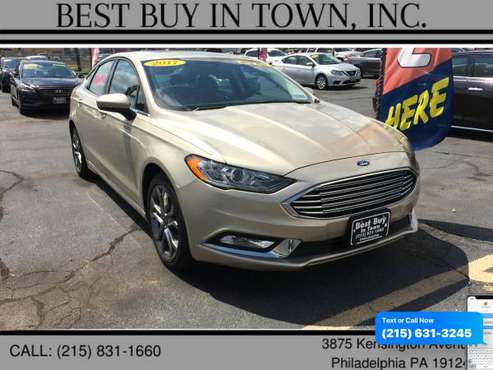 2017 Ford Fusion SE FWD - cars & trucks - by dealer - vehicle... for sale in Philadelphia, PA