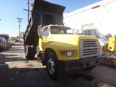1995 FORD F800 DUMP TRUCK - cars & trucks - by dealer - vehicle... for sale in Los Angeles, CA
