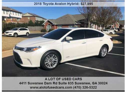 2018 Toyota Avalon Hybrid Limited - cars & trucks - by dealer -... for sale in Suwanee, GA