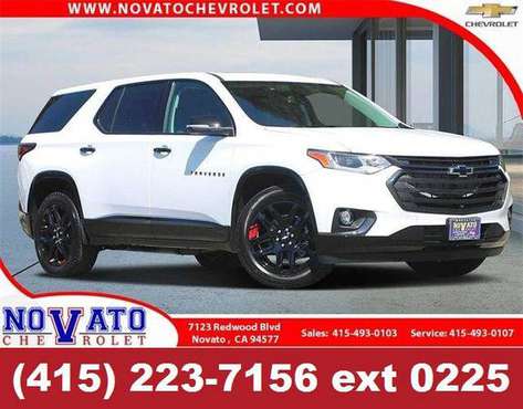 2021 Chevrolet Traverse SUV Premier - Chevrolet Summit White for sale in Novato, CA