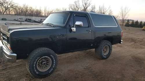 1985 ramcharger 4x4 - cars & trucks - by owner - vehicle automotive... for sale in Rothsay, MN