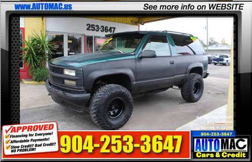 👍1996 Chevy Tahoe Lifted Buy-Here Pay-Here - cars & trucks - by... for sale in Jacksonville, FL