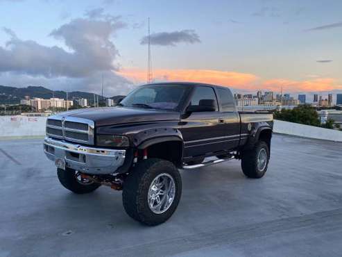 1998 Dodge Ram monster lifted off road 4x4 Low miles - cars & trucks... for sale in Wake Island, HI