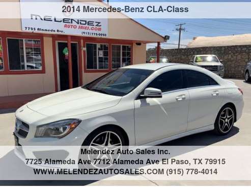 2014 Mercedes-Benz CLA-Class 4dr Sdn CLA 250 FWD for sale in El Paso, TX