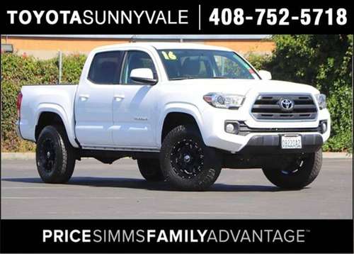 2016 Toyota Tacoma RWD 4D Double Cab/Truck SR5 for sale in Sunnyvale, CA