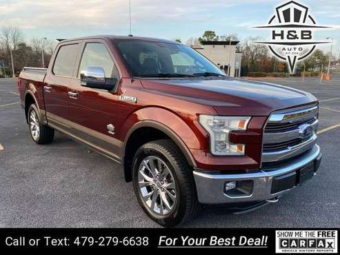 2015 Ford F150 King Ranch 4x4 4dr SuperCrew 5.5 ft. SB pickup... for sale in Fayetteville, AR