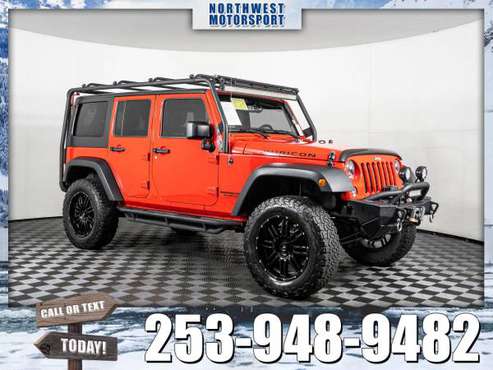 Lifted 2016 *Jeep Wrangler* Unlimited Rubicon 4x4 - cars & trucks -... for sale in PUYALLUP, WA
