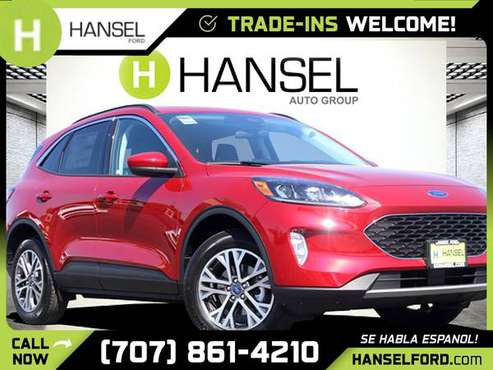 2021 Ford Escape SEL AWD FOR ONLY 644/mo! - - by for sale in Santa Rosa, CA
