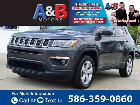 2017 Jeep Compass Latitude 4x4 hatchback Gray - cars & trucks - by... for sale in Roseville, MI