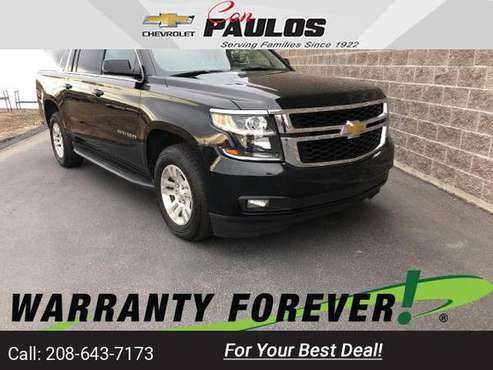 2016 Chevy Chevrolet Suburban LT suv Black - cars & trucks - by... for sale in Jerome, ID
