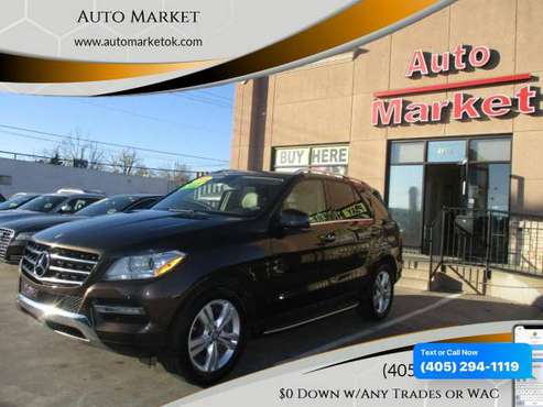 2013 Mercedes-Benz M-Class ML 350 4MATIC AWD 4dr SUV 0 Down WAC for sale in Oklahoma City, OK