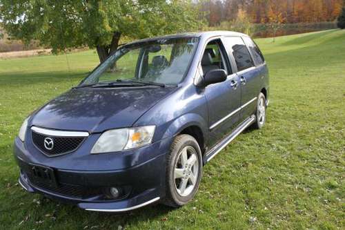 2003 Mazda MPV van, 143,108 miles, LEATHER & MOONROOF for sale in Woodville, WI