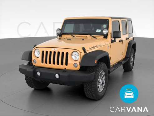 2014 Jeep Wrangler Unlimited Rubicon Sport Utility 4D suv Beige - -... for sale in Knoxville, TN
