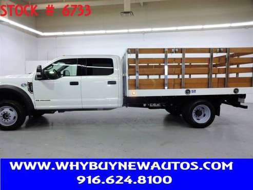 2019 Ford F550 4x4 Diesel Crew Cab XLT 12ft Stake Bed Only for sale in Rocklin, OR