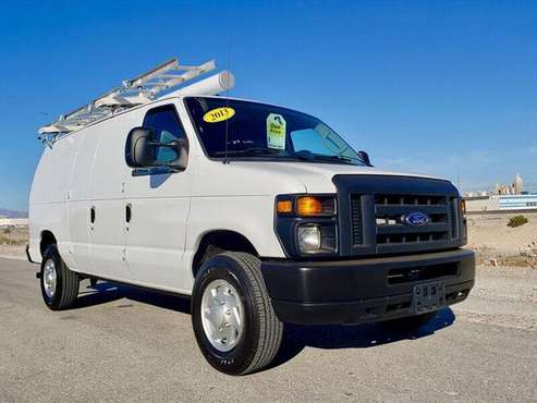 2013 FORD E350 (ONE TON) CARGO VAN w/ "61k MILES" FULLY LOADED... for sale in Las Vegas, NV
