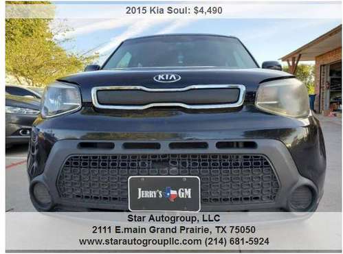 2015 Kia Soul - cars & trucks - by dealer - vehicle automotive sale for sale in Grand Prairie, TX