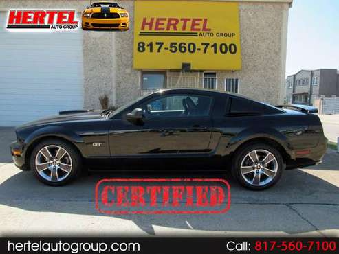 Certified 2008 Ford Mustang GT 5-Speed V8 w/Leather & Clean CARFAX for sale in Fort Worth, TX