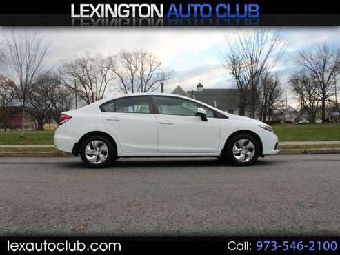 2013 Honda Civic LX Sedan 5-Speed AT - cars & trucks - by dealer -... for sale in Clifton, NJ