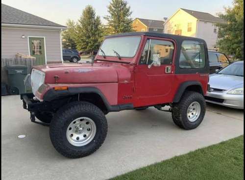 1990 Jeep Wrangler YJ - cars & trucks - by owner - vehicle... for sale in Fayetteville, AR