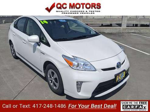 2014 Toyota Prius Two 4dr Hatchback hatchback Blizzard Pearl - cars... for sale in Fayetteville, MO