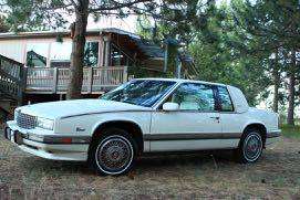 low mileage Cadillac Eldorado, 4.9 engine, triple white for sale in Stevensville, MT