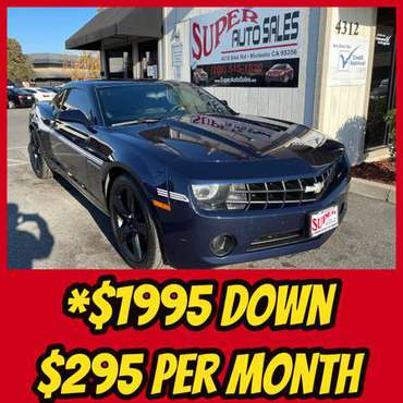 *$1995 Down & *$295 Per Month on this 2012 CHEVROLET CHEVY CAMARO! -... for sale in Modesto, CA