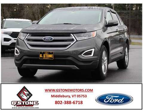 2017 FORD EDGE SEL *CERTIFIED PRE-OWNED! - cars & trucks - by dealer... for sale in Middlebury, VT