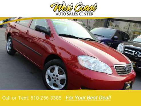 2006 Toyota Corolla CE - cars & trucks - by dealer - vehicle... for sale in Sacramento , CA