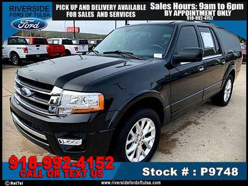 2015 Ford Expedition EL Limited SUV -EZ FINANCING -LOW DOWN! - cars... for sale in Tulsa, OK