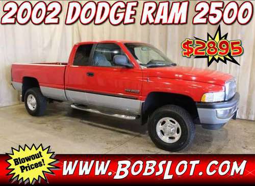2002 Dodge Ram 2500 Pickup Truck 4x4 Diesel Extended Cab - cars & for sale in Allston, MA
