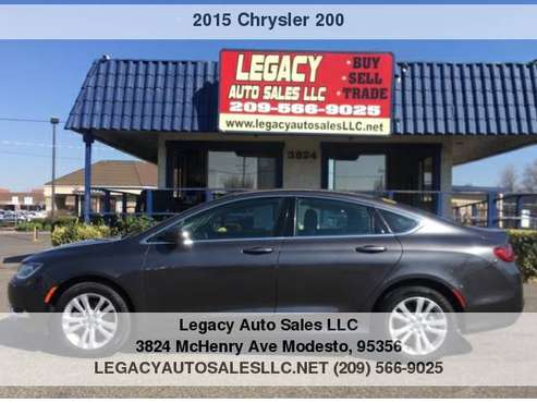 2015 Chrysler 200 4dr Sdn Limited FWD for sale in Modesto, CA