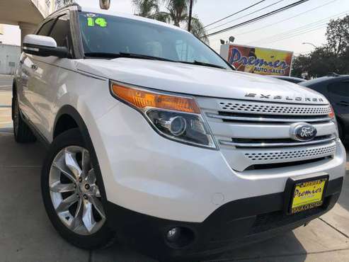 14' Ford Explorer Limited 4WD, NAV, Dual Roof, Power 3rd Row & Clean... for sale in Visalia, CA