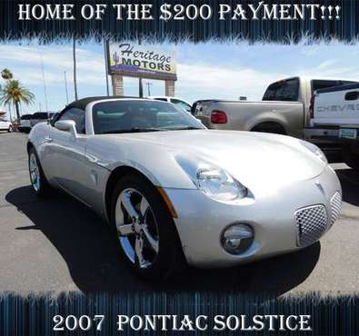 2007 Pontiac Solstice STYLE IS THE NAME!!!- Best Finance Deals! -... for sale in Casa Grande, AZ