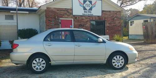 2003 Toyota Corolla LE - cars & trucks - by dealer - vehicle... for sale in Lexington, NC