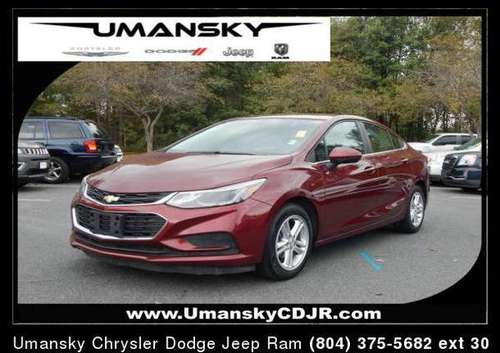 2016 Chevrolet CruzeCa LT Auto ** Call Our Used Car Department to... for sale in Charlotesville, VA