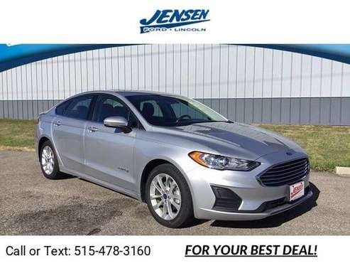 2019 Ford Fusion Hybrid SE hatchback Silver - - by for sale in Marshalltown , IA