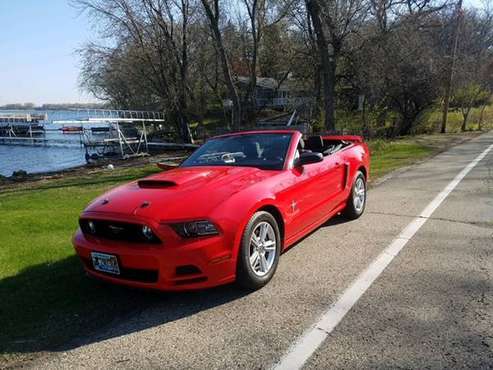 2013 Red Mustang Convertible for sale in White Bear Lake, MN