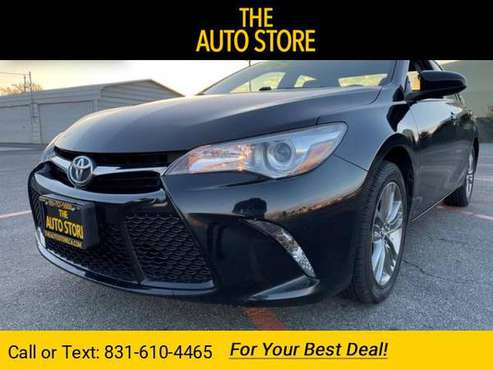 2017 Toyota Camry SE Midnight Black Metallic - cars & trucks - by... for sale in Salinas, CA