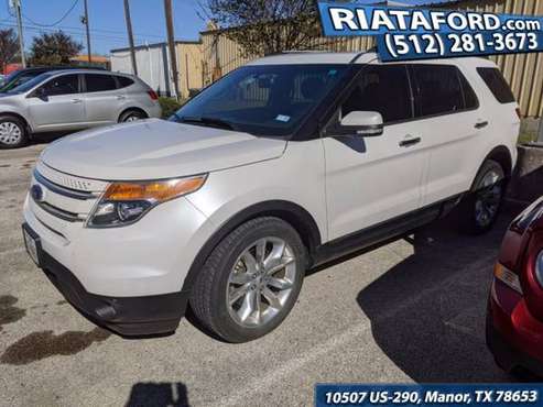 2014 Ford Explorer White Buy Today....SAVE NOW!! - cars & trucks -... for sale in Manor, TX