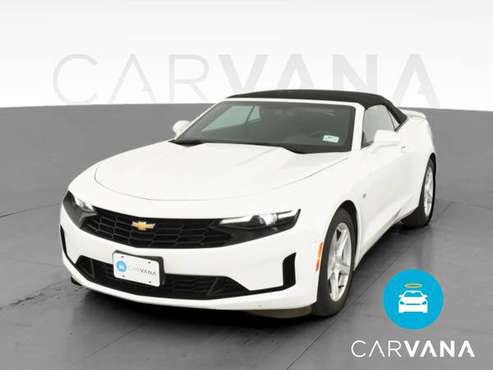 2019 Chevy Chevrolet Camaro LT Convertible 2D Convertible White - -... for sale in Bakersfield, CA