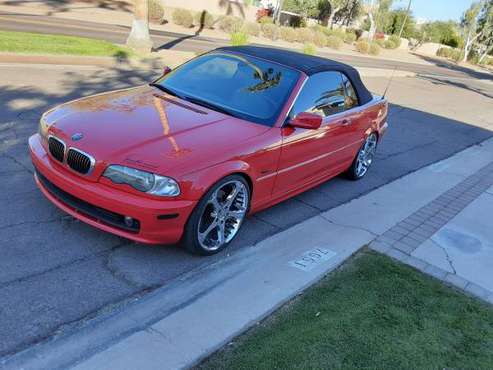2001 BMW 330CI CONVERTIBLE 155K MILES RED WITH CREAM INTERIOR, CLEAN... for sale in Scottsdale, AZ