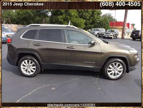 2015 Jeep Cherokee 4WD 4dr Limited with Composite/Galvanized Steel... for sale in Janesville, WI