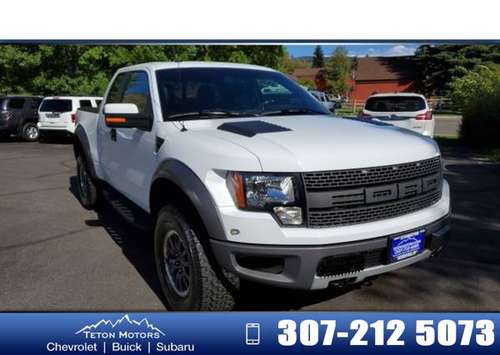 2010 Ford F 150 SVT Raptor White for sale in Jackson, WY