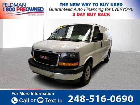 2018 *GMC* *Savana* *2500* Work Van van Summit White for sale in Waterford Township, MI