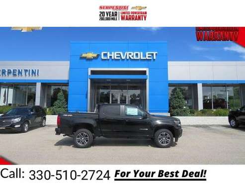 2021 Chevy Chevrolet Colorado Work Truck pickup Black - cars &... for sale in Tallmadge, OH