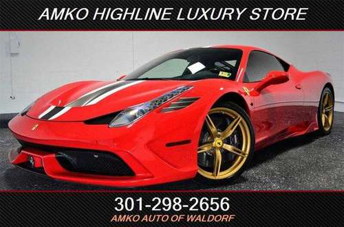 2015 Ferrari 458 2dr Coupe $1500 - cars & trucks - by dealer -... for sale in Waldorf, MD